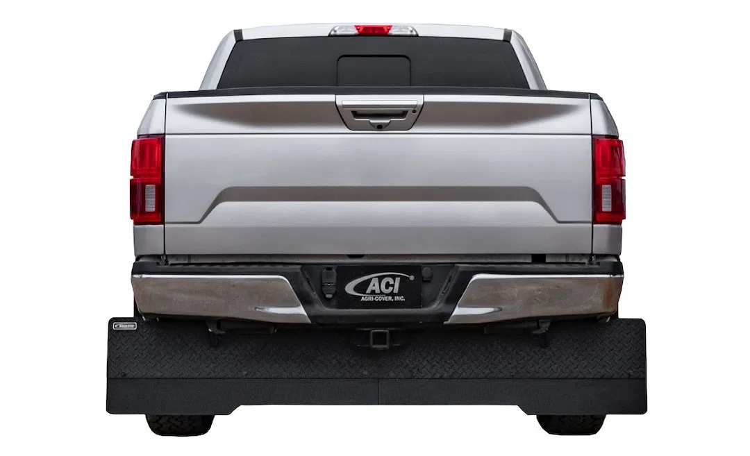 H2020069 – ACCESS Mud Flap, Direct-Fit Single Flat Without Logo Diamond Mist Black Composite Rubber Screw On With Ant...